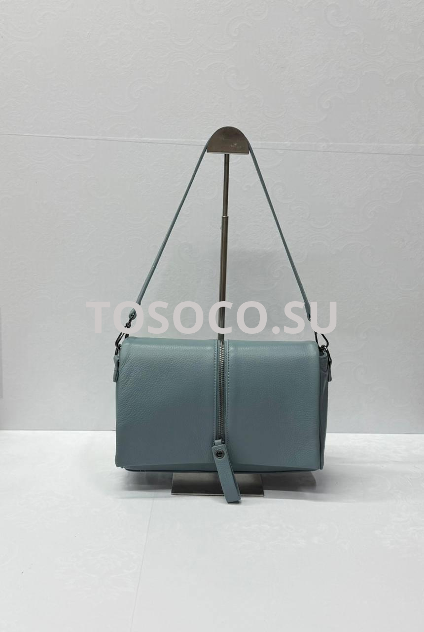 612-6 blue сумка Wifeore натуральная кожа 17х27х7