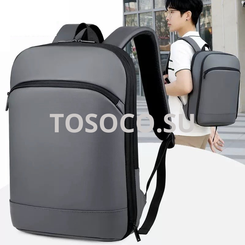 06 gray рюкзак текстиль 42х28х15