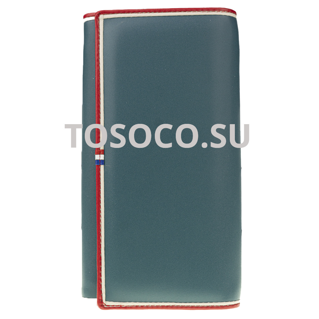 g-1001-8 blue кошелек натуральная кожа и экокожа 9х19х2