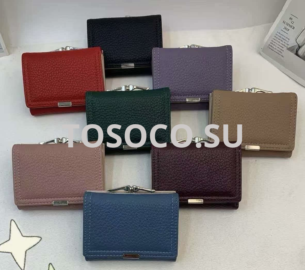 55650 (упаковка 10 шт) кошелек экокожа