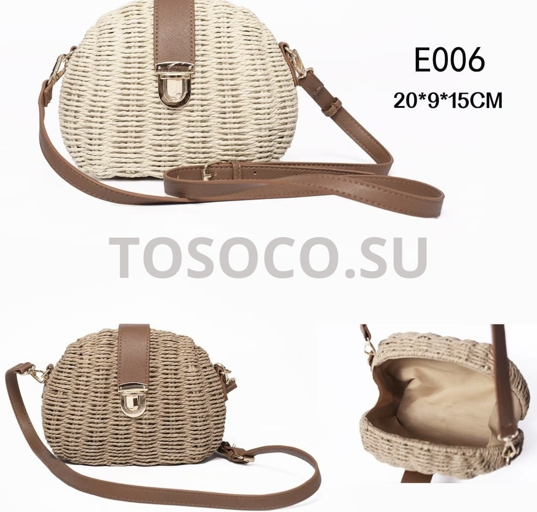 E006 сумка солома