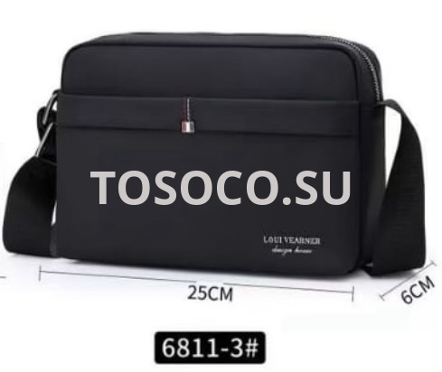 6811-3 black сумка LOUI VEARNER текстиль