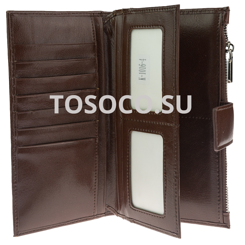 k-1016-4 coffee кошелек женский экокожа 9х19х2