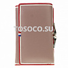 g-1004-6 pink кошелек натуральная кожа и экокожа 12х10х2