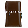 8124-04 brown 31 кошелек Cossni натуральная кожа и экокожа 9х19х2